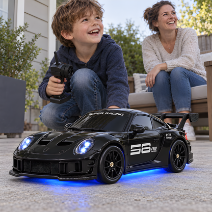 Carro RC con luces LED: juega sin pantallas